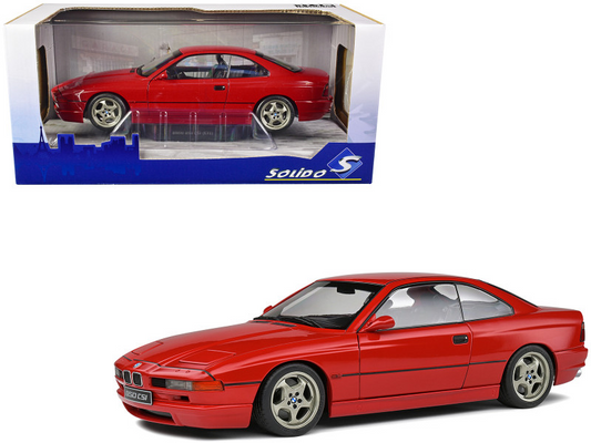 Solido 1:18 1990 BMW 850 CSI (E31) Brilliant Rot Red  Diecast Model S1807001