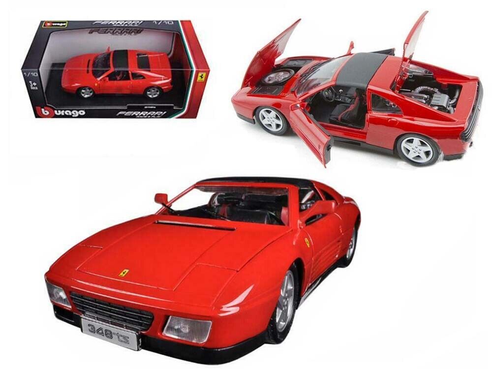 Bburago FERRARI 348 TS RED 1:18 DIECAST CAR MODEL BY 18-16006RD