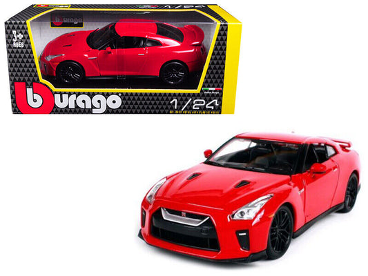 Bburago 1:24 2017 Nissan GT-R R-35 Red 18-21082 Diecast