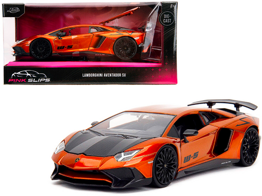 Jada 1:24 LAMBORGHINI AVENTADOR SV ORANGE Diecast 35065