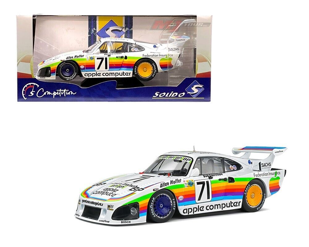 Solido 1:18 1980 Porsche 935 K3 Le Mans #71 Apple Computer