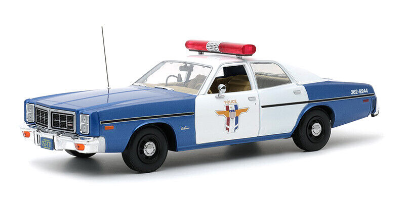 GREENLIGHT ARTISAN 1:18 CRYSTAL LAKE POLICE 1978 DODGE MONACO MODEL CAR 19068