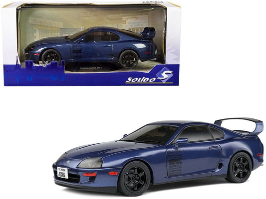 SOLIDO 1:18 1993 TOYOTA SUPRA MK4 (A80) STREETFIGHTER RHD DARK BLUE  S1807603