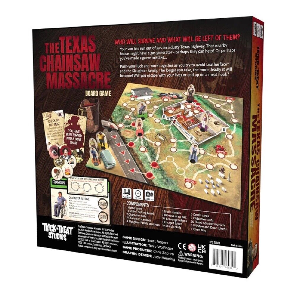 Trick Or Treat Studios The Texas Chainsaw Massacre Board Game