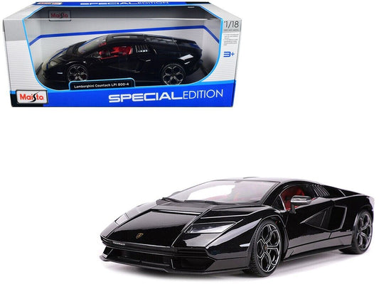 Maisto 1:18 Lamborghini Countach LPI 800-4 Diecast Model Car Black 31459