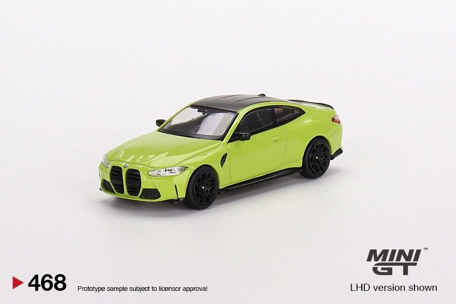 Mini GT 1:64 BMW M4 Competition G82 Yellow MGT00468