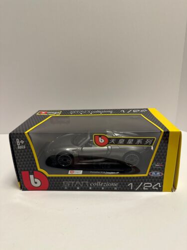 Bburago 1:24 Scale Porsche 918 Spyder Metallic Diecast